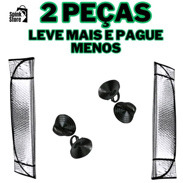 Protetor Solar Para-Brisa Automotivo Dobrável Universal 130x60cm com Ventosas Bloqueia Raios UV Prata OEM Protetor Solar Para-Brisa Automotivo Dobrável Universal 130x60cm Prata com Ventosas OEM