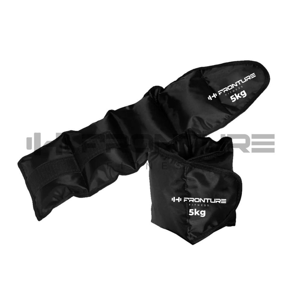 Caneleira de Peso Par 5kg para Musculação e Ginástica com Velcro Reforçado e Nylon Profissional OEM