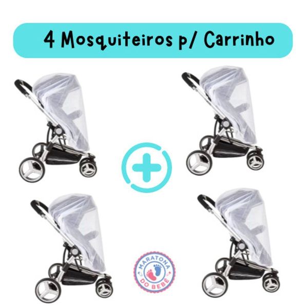 Mosquiteiro para Carrinho Universal Portatil 1 e 00m X 1 e 10m Proteção Contra Insetos Branco OEM Mosquiteiro para Carrinho Universal Portatil 1 e 00m X 1 e 10m Branco OEM