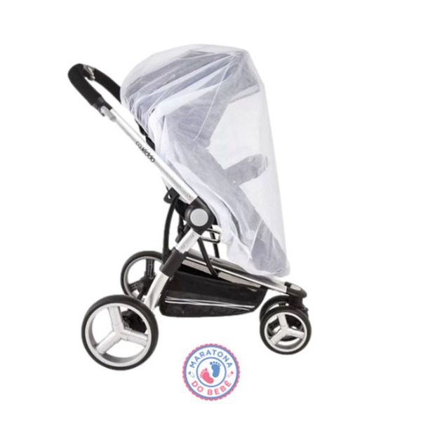 Mosquiteiro para Carrinho Maratona do Bebê Proteção Contra Insetos Universal Portátil Flexível Branco OEM Mosquiteiro para Carrinho Maratona do Bebê Proteção Contra Insetos Universal Flexível Branco OEM