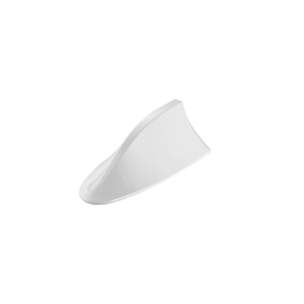 Haste de Antena Automotiva Traseira New Shark Teto Branca para Veículos com Recepção AM-FM Design Moderno Olimpus Haste de Antena Automotiva Traseira New Shark Teto Branca para Veículos com Recepção AM-FM Olimpus