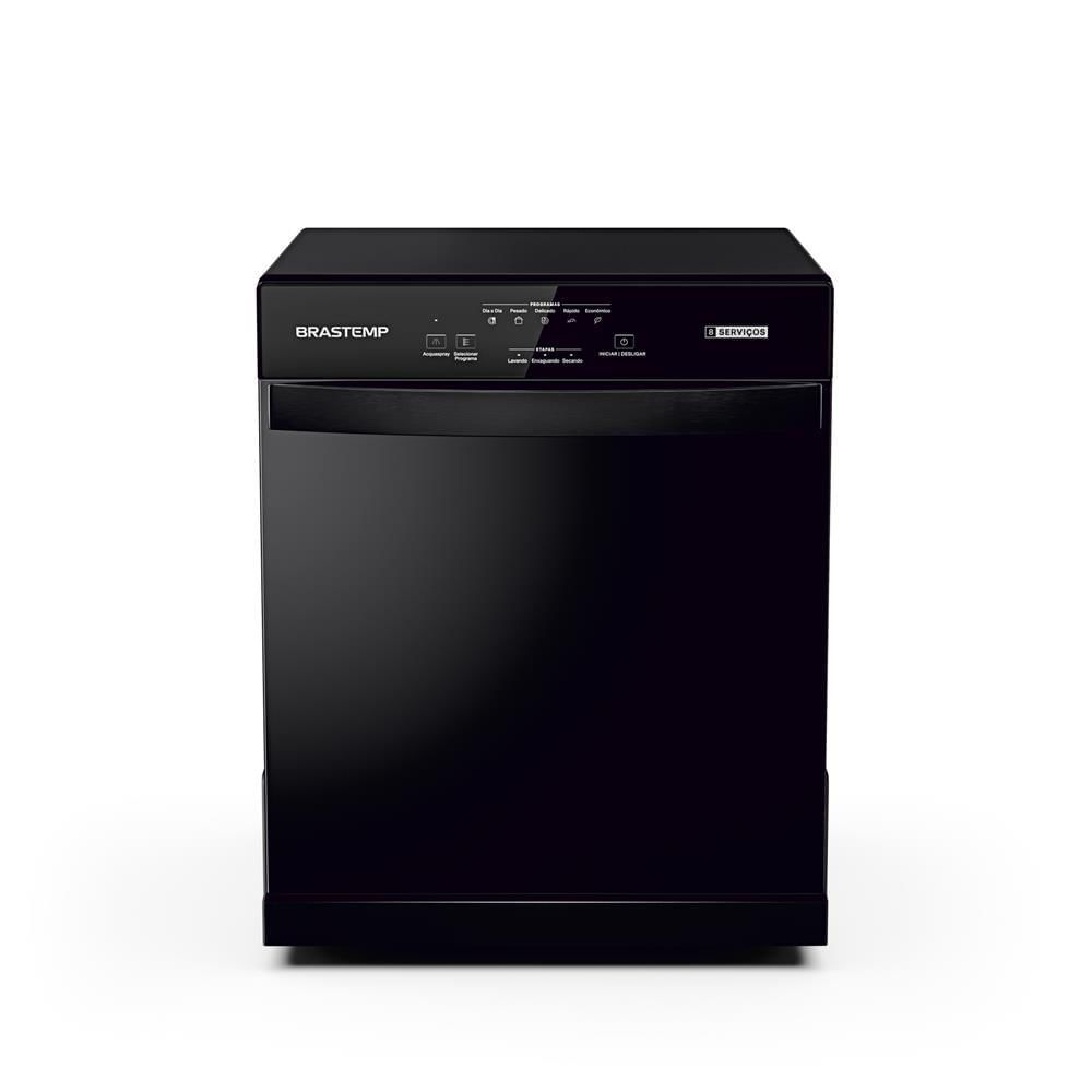 Lava Louças Brastemp 8 Serviços Preto BLF08AE