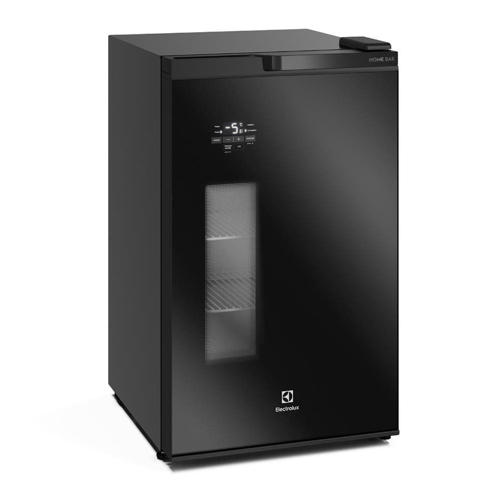 Cervejeira Home Bar EB100 100L Frost Free com Função Chopeira e Minibar Preto 110V Electrolux