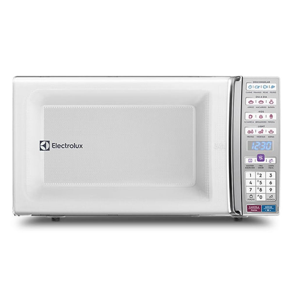 Micro-ondas de Bancada Electrolux MEO44 34L com Função Tira Odor e Manter Aquecido Branco