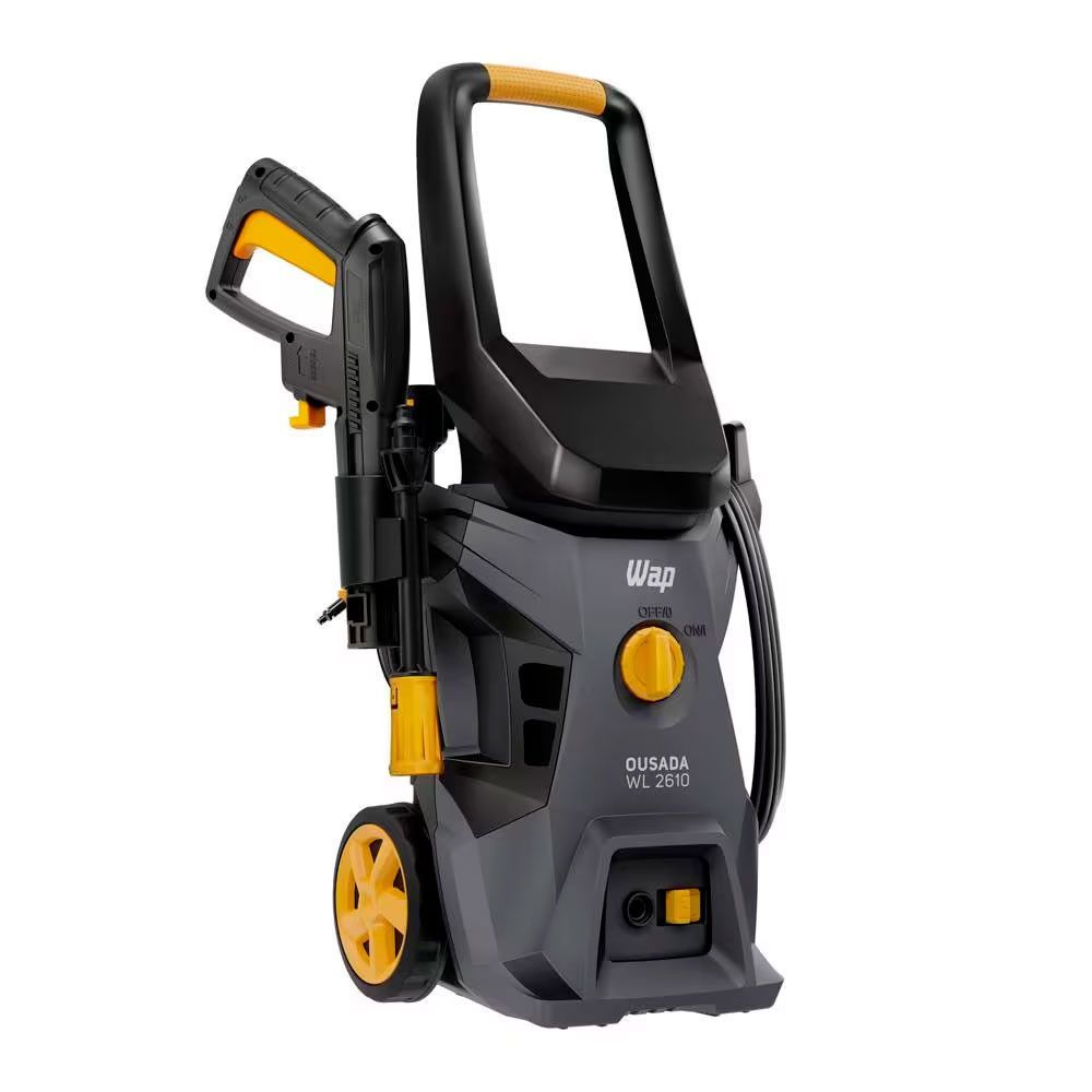 Lavadora de Alta Pressão Doméstica WAP Ousada WL 2610 Ultra 1750PSI 1500W 342 Cinza, Amarelo 110V