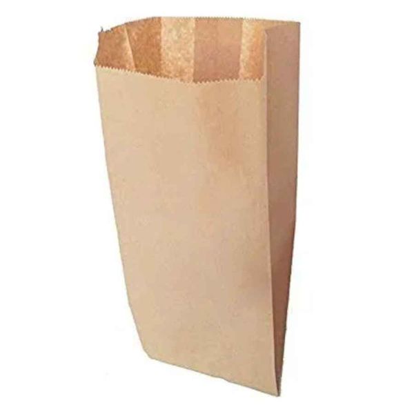 Saco Kraft Saco Kraft-ir 5 KGS com 500 Unidades para Embalar Alimentos e Produtos em Mercados e Padarias Packpel Saco Kraft Saco Kraft-ir 5 KGS com 500 Unidades para Embalar Alimentos em Comércios e Padarias