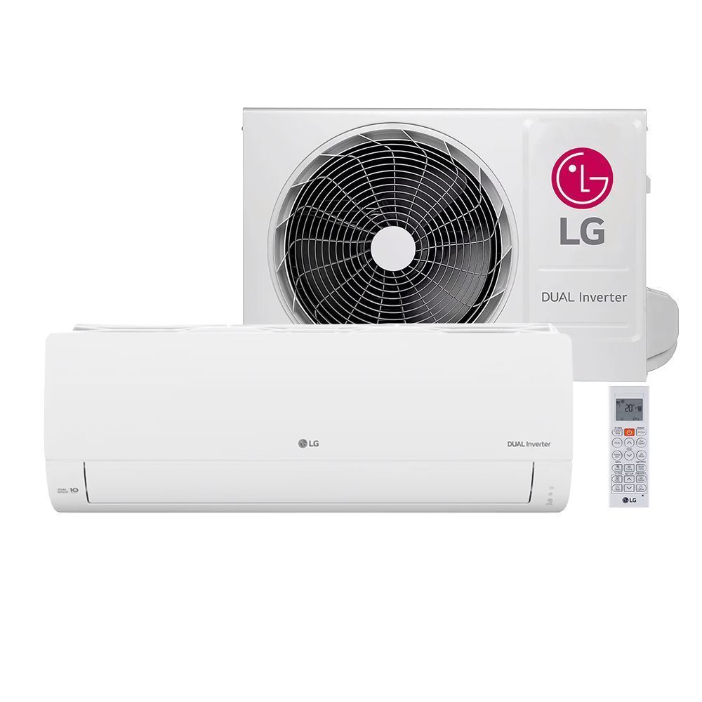 Ar Condicionado Split Hi Wall LG Dual Inverter AI Voice 12000 BTUS Frio 220V Branco S3-Q12JA33L