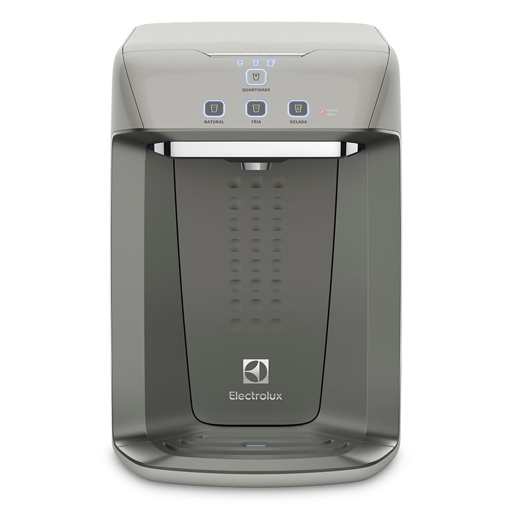 Purificador de Água de Bancada Electrolux PA26G com Filtro Acqua Clean Gelada Fria e Natural Prata Bivolt