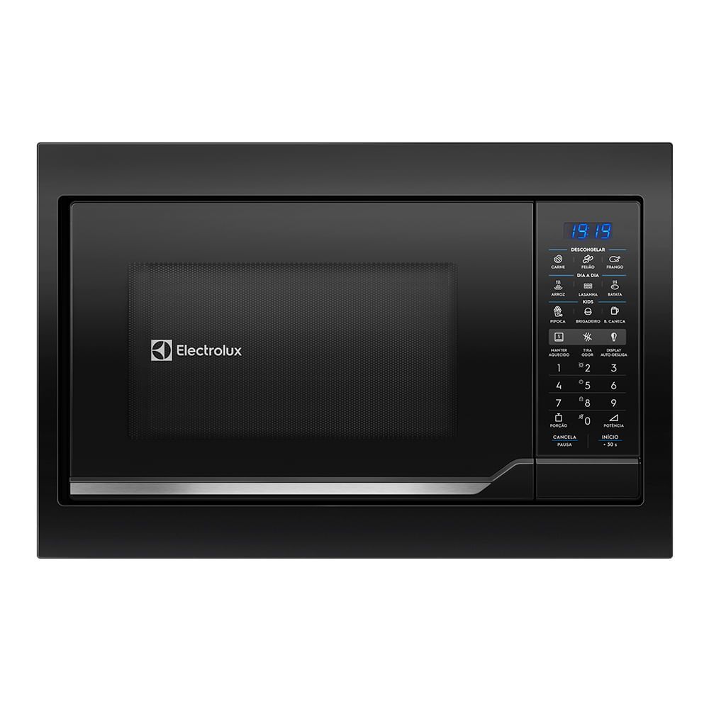 Micro-ondas de Embutir Electrolux ME3EP 34L com Painel Digital e Função Tira Odor Preto