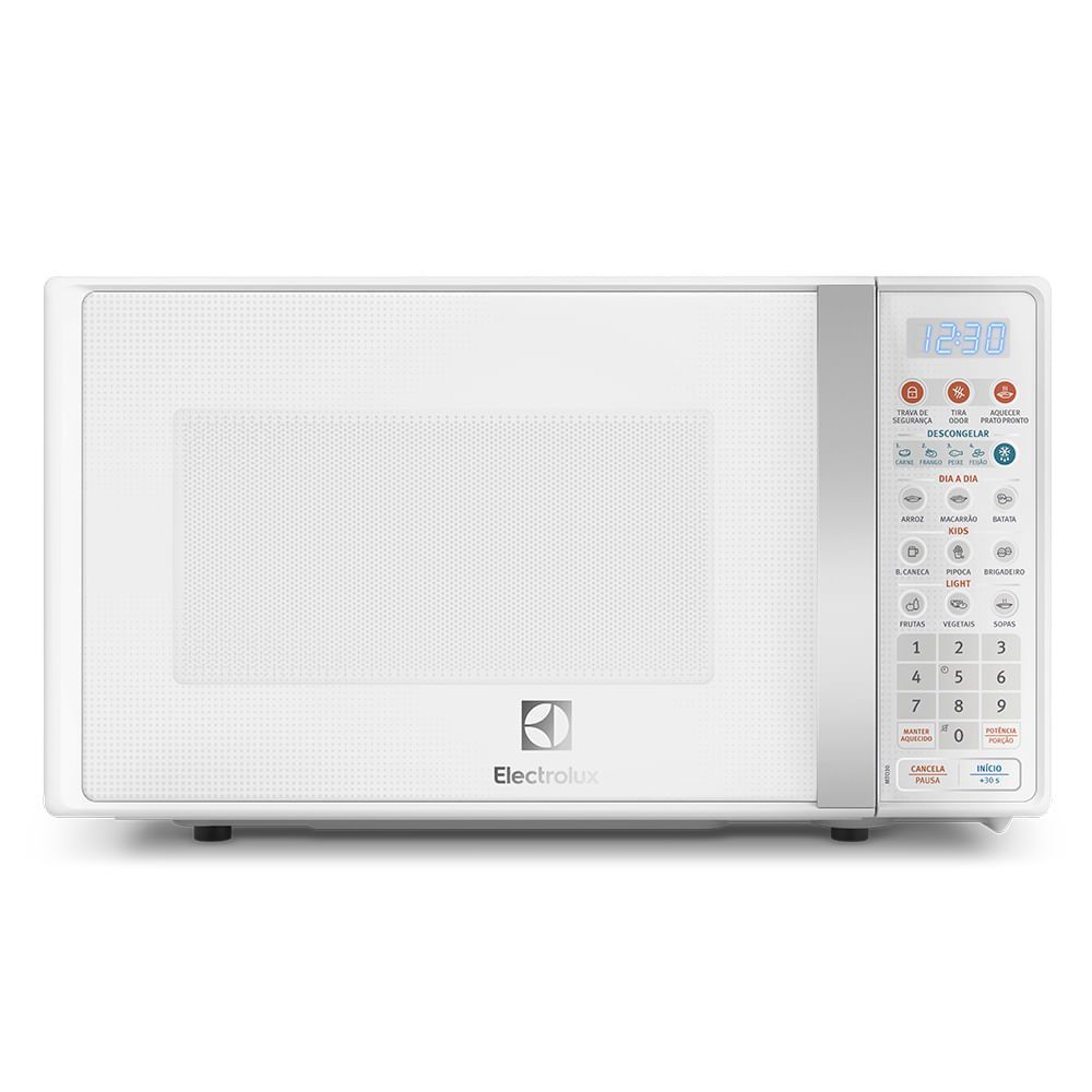 Micro-ondas de Bancada Electrolux MTO30 20L 1100W Função Tira Odor Menu Kids Branco