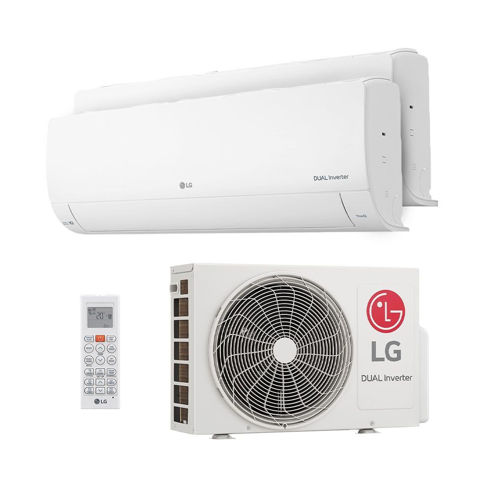 Ar Condicionado Multi Split Dual Inverter Voice LG 16000 BTUS 2x Evap 9000 Frio 220V S32Q16UAGA0.EB2GAM1