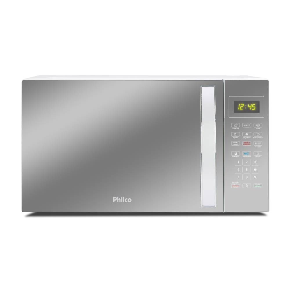 Micro-Ondas Philco Espelhado-Branco 25L PMO28E