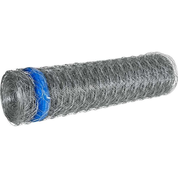 Tela Metálica Hexagonal Mangueirão Malha 3 Fio 16 BWG 1,2m Rolo 50m para Pequenos Animais Morlan Tela Metálica Hexagonal Mangueirão Malha 3 Fio 16 BWG 1,2m Rolo 50m para Animais Morlan