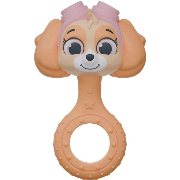 Mordedor Chocalho Patrulha Canina Skye Infantil 2 em 1 Rosa Pais & Filhos Mordedor Chocalho Patrulha Canina Skye 4M+ Rosa Pais & Filhos