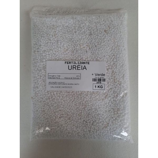 Fertilizante Ureia Agrícola 1kg para Adubação Nitrogenada de Plantas Mais Verde Fertilizante Ureia Agrícola 1kg para Adubação de Plantas Mais Verde