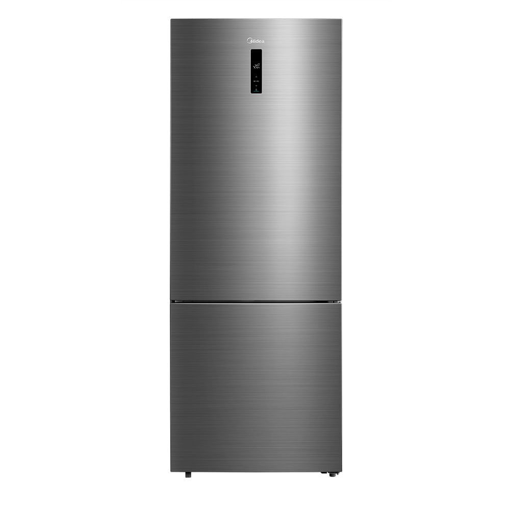 Geladeira Midea Inverse Frost Free Inverter 416L com Painel Digital e Turbo Freezer MDRB593FGD463 Inox Bivolt
