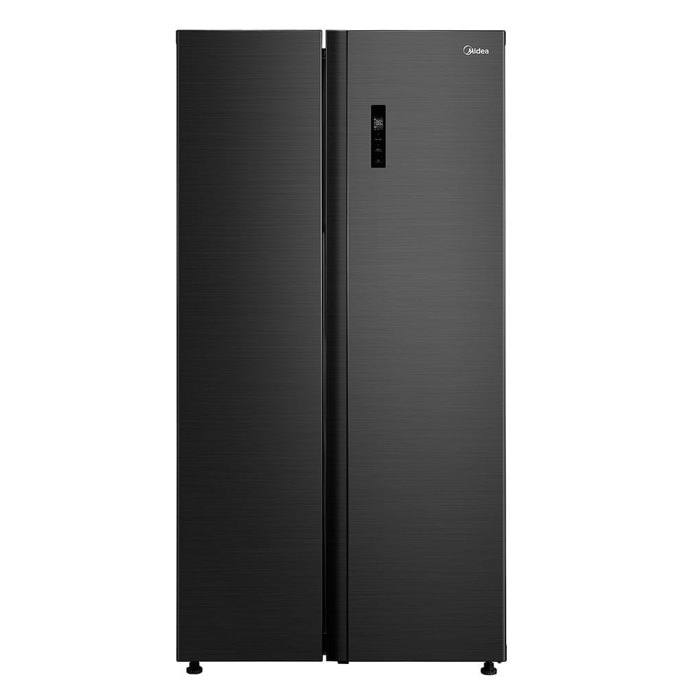 Geladeira Midea Side By Side Frost Free Inverter 511L Conectada MD-RS710FGD281 Preto 110V