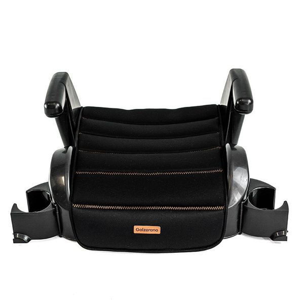 Assento de Elevação Infantil Booster Potenza Fix 15kg a 36kg com Porta Copos Frente para o Movimento Preto Galzerano Assento de Elevação Infantil Booster Potenza Fix 15kg a 36kg Frente para o Movimento Preto Galzerano