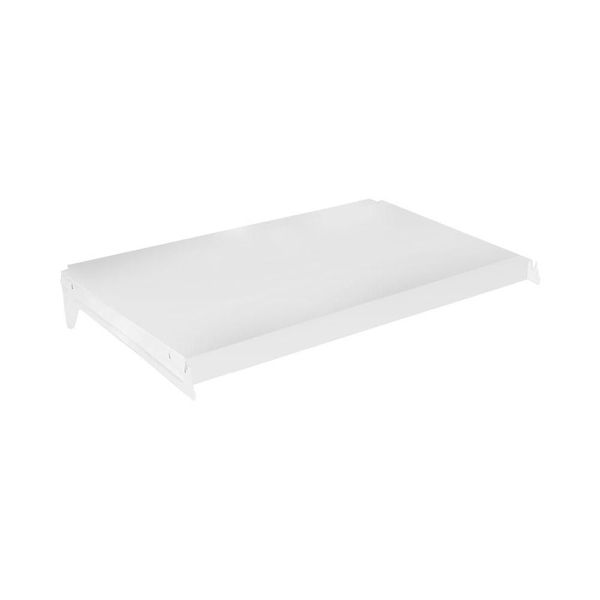 Bandeja Prateleira New Plus 40x73 para Gôndolas de Ponta sem Porta Etiquetas Branco SA Gôndolas Bandeja Prateleira New Plus 40x73 para Ponta sem Porta Etiquetas Branco SA Gôndolas