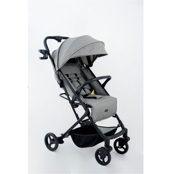 Carrinho de Bebê Kira 1485CZ Reclinável Compacto Até 22kg Cinza Galzerano Carrinho de Bebê Kira 1485CZ Leve Fechamento One Hand Cinza Galzerano
