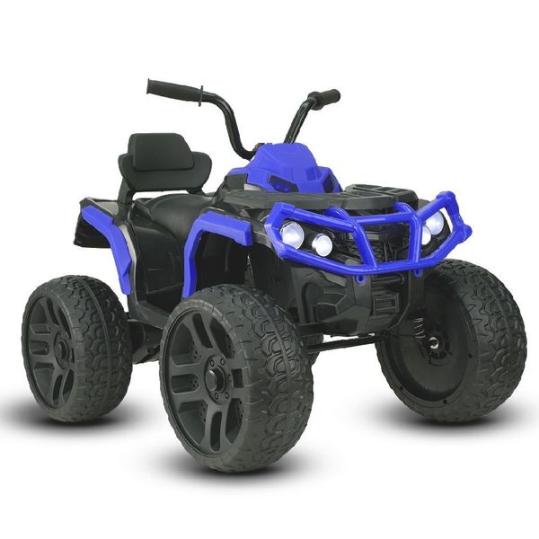 Quadriciclo Elétrico Infantil Bravo G4 12V com Frente e Ré Usb Mp3 Led Azul Bang Toys Quadriciclo Elétrico Infantil Bravo G4 12V com Usb Mp3 Led Azul Bang Toys