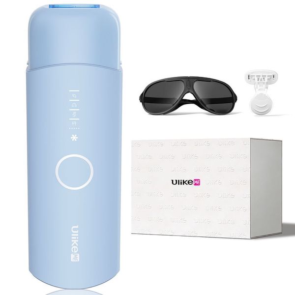 Depilador a Laser Ipl Ulike Me Luz Pulsada com Tecnologia de Resfriamento em Safira Uso Doméstico Bivolt Depilador a Laser Ipl Ulike Me Luz Pulsada Indolor para Corpo e Rosto com Safira Bivolt