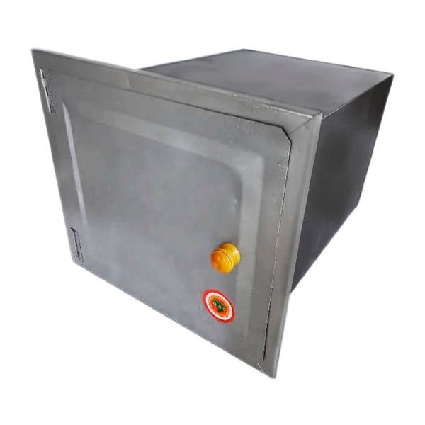 Forno de Chapa Galvanizada Brassol N graus 01 sem Cinzeiro 50x28x20,5cm para Assar Bolos Paes Pizzas e Carnes Forno de Chapa Galvanizada Brassol N graus 01 sem Cinzeiro 50x28x20,5cm Uso Domestico Ou Comercial