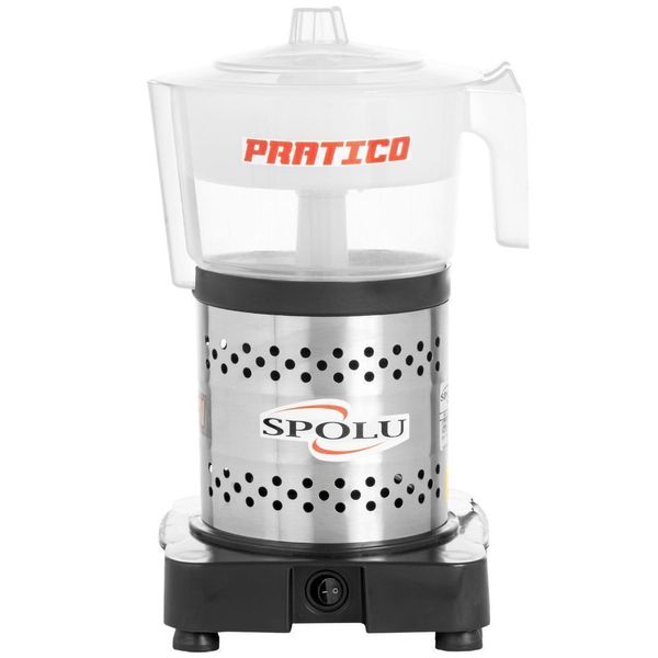 Espremedor de Frutas SPL101 200W Bivolt Extração de Suco de Laranja Gabinete em Aço Inox Spolu Espremedor de Frutas SPL101 200W Bivolt Extração de Suco de Laranja Inox Spolu