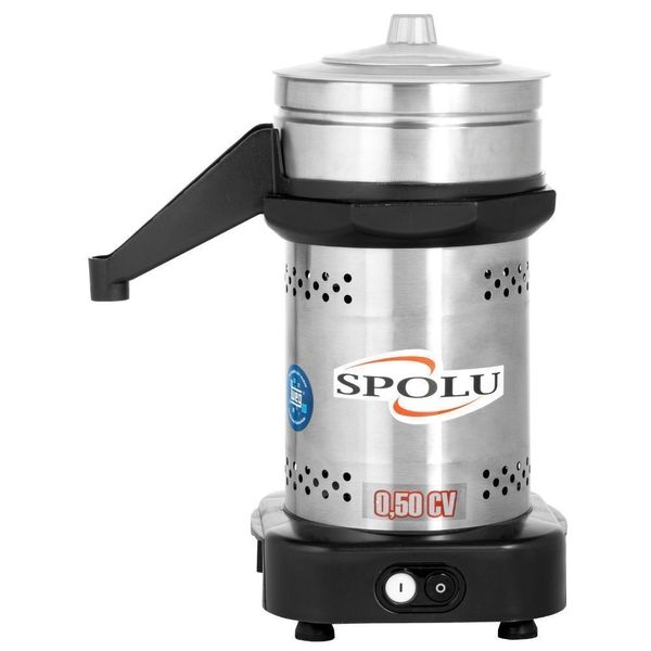 Espremedor de Fruta Potenza SPL071 600W Bivolt Gabinete em Aço Inox com Jarra e Castanhas Spolu Espremedor de Fruta Potenza SPL071 600W Bivolt Aço Inox Spolu