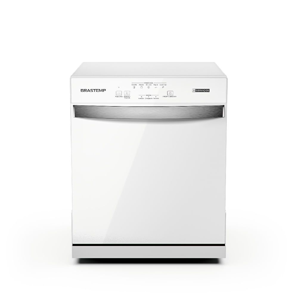 Lava-Louças de Bancada Brastemp BLF08BB 8 Serviços Painel Digital Branco