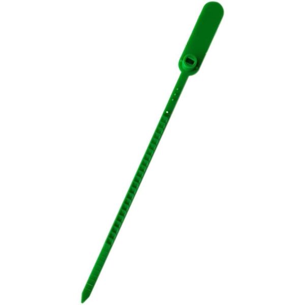 Lacre para Malote Escada PP 16cm Numerado em Polipropileno Verde Tykheplas Lacre para Malote Escada PP 16cm Numerado Verde Tykheplas