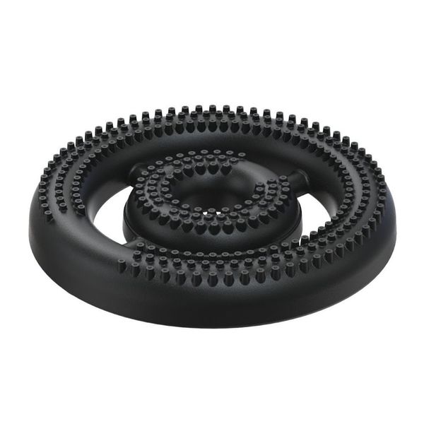Queimador Alta Pressão Coroa de Fogão Furado Duplo 30cm Ferro Fundido Rosca 1" Libaneza Queimador Alta Pressão Coroa Furada Duplo 30cm Ferro Fundido Libaneza