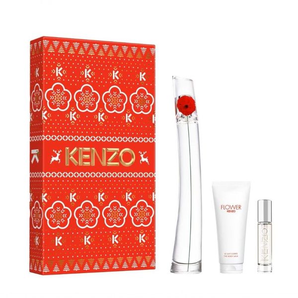 Kit de Perfume Flower By Kenzo Feminino Eau de Parfum Floral Oriental 100ML + 75ML + 10ML Kenzo Kit Perfume Flower By Kenzo Feminino Eau de Parfum Floral Oriental 100ML + 75ML + 10ML