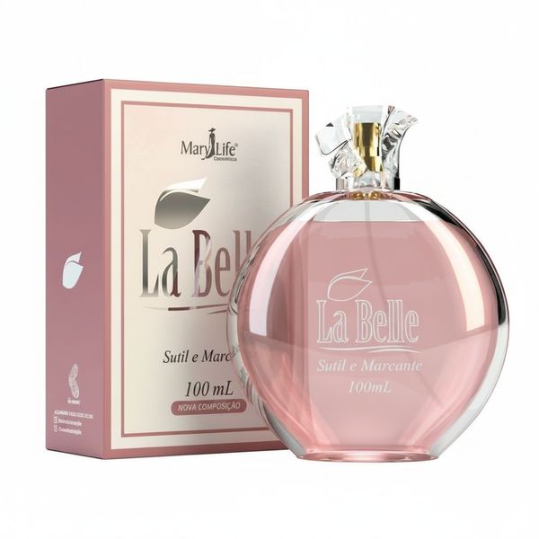 Deo Colônia Feminina Belle 100ML Fragrância Floral Gourmand com Excelente Fixação Mary Life Deo Colônia Feminina Belle 100ML Floral Gourmand Mary Life