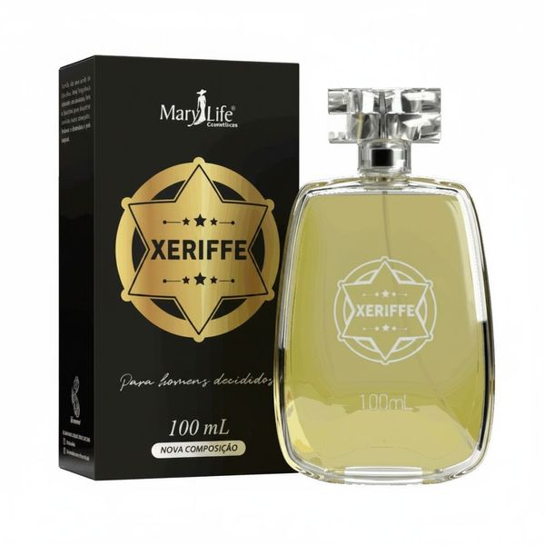 Deo Colônia Masculina Xeriffe Amadeirada Especiada Alta Fixação 100ML Mary Life Deo Colônia Masculina Xeriffe Amadeirada Especiada 100ML Mary Life