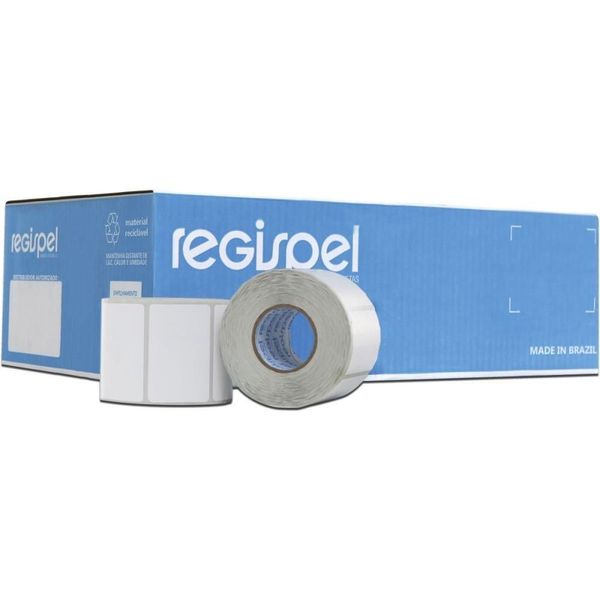 Etiqueta Térmica para Balança Tol-Fil 40x40mm 21,5m sem Barreira Regispel Etiqueta Térmica Balança 40x40mm 21,5m sem Barreira Regispel