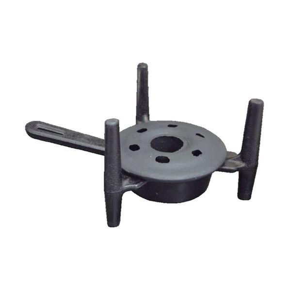 Fogareiro de Ferro Fundido a Álcool para Bifeteiras 15cm Portátil Resistente Rig Fundidos Fogareiro de Ferro Fundido a Álcool para Bifeteiras 15cm Portátil Rig Fundidos