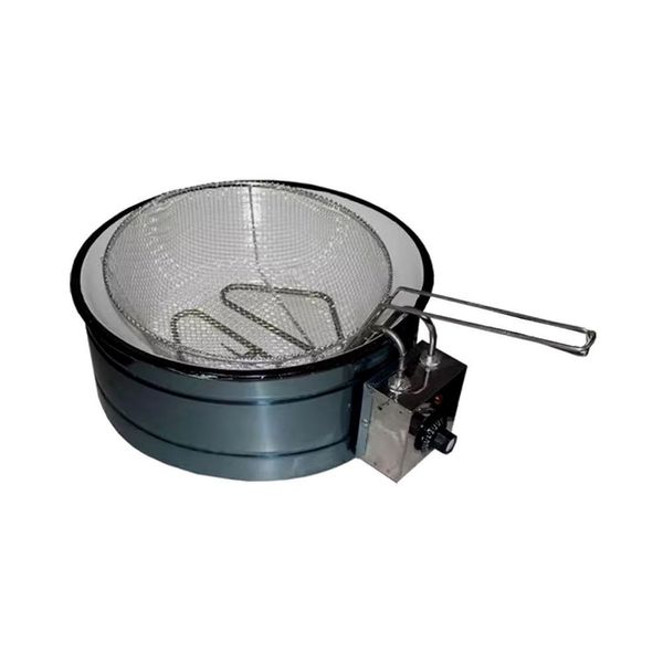 Fritadeira Elétrica com Óleo Stevan Metal FTCS-3E-110-STM 3L 1600W Inox Termostato Regulável 110V Fritadeira Elétrica com Óleo Stevan Metal FTCS-3E-110-STM 3L 1600W Inox 110V