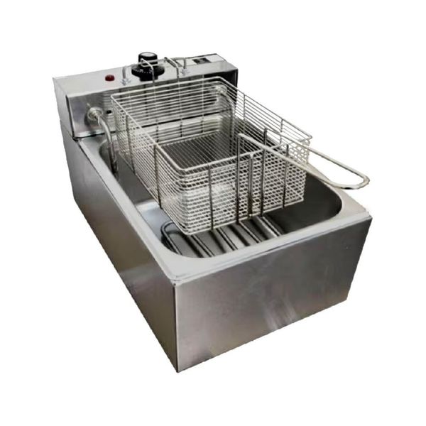 Fritadeira Elétrica com Óleo Stevan Metal FES-5-110-STM 5L 1800W Aço Inox 110V Fritadeira Elétrica com Óleo Stevan Metal FES-5-110-STM 5L 1800W 110V