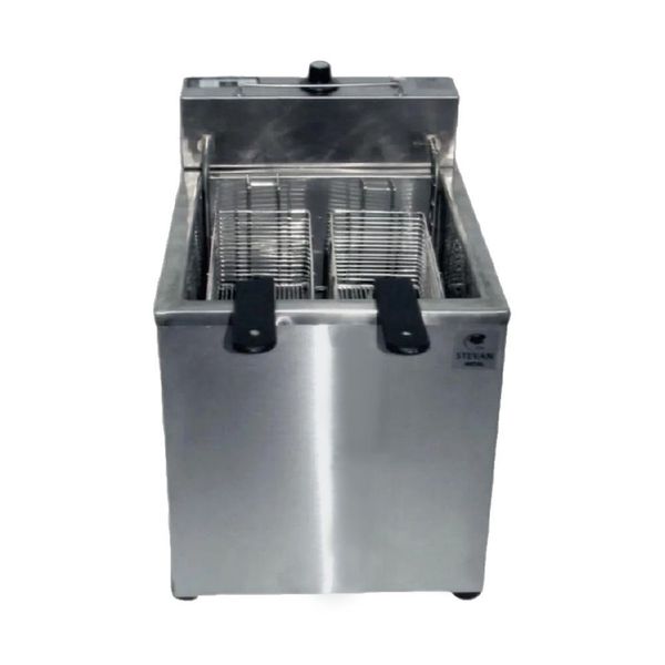 Fritadeira Elétrica de Mesa com Óleo Stevan Metal FMS-26-220-STM 26L 5000W Inox 220V Fritadeira Elétrica de Mesa Stevan Metal FMS-26-220-STM 26L 5000W 220V