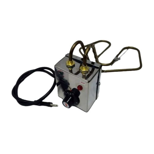 Cabeçote para Tacho em Aço Inox Escovado 50-300 graus 1600W 110V Stevan Metal Cabeçote para Tacho Aço Inox Escovado 1600W 110V Stevan Metal