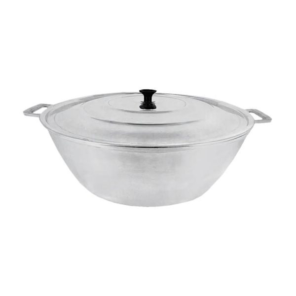 Tacho Panela de Restaurante Alumínio Fundido Polido 27L 55cm Prata Diviforte Tacho Panela Restaurante Alumínio Fundido Polido 27L 55cm Diviforte