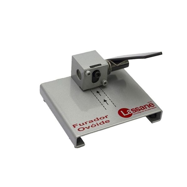 Furador Ovóide Standard para Crachá com Furo Oval 3,5x14MM para Presilhas e Cordões Lassane Furador Ovóide Standard para Crachá Furo Oval 3,5x14MM Lassane