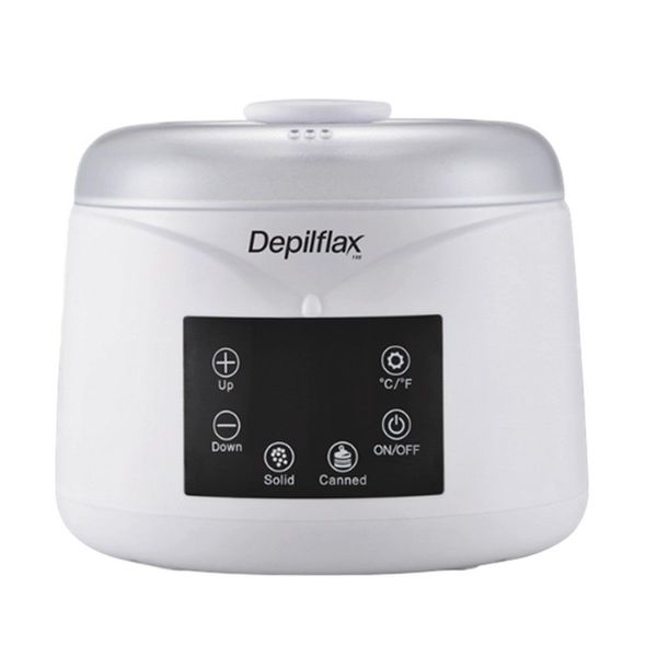 Aquecedor de Cera Termocera para Depilação com Display Digital Branco Depilflax 220V Aquecedor de Cera Termocera Depilação Display Digital Branco Depilflax 220V