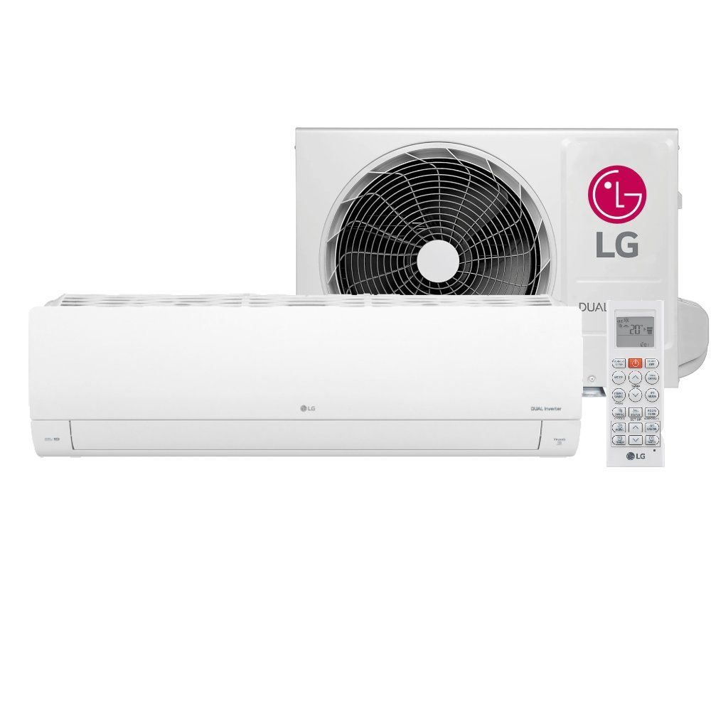 Ar-Condicionado LG DUAL Inverter Voice +AI 18.000 BTUS Frio 220V S3-Q18KL31B