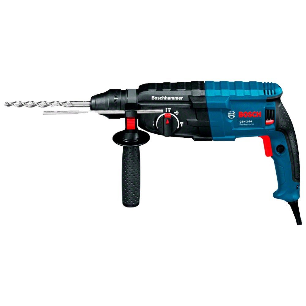 Martelete Rompedor GBH 2-24 820W com Perfuração com e sem Impacto e Embreagem de Segurança 127V Bosch
