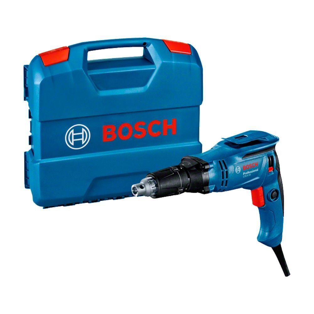 Parafusadeira Drywall Bosch para Uso Profissional GTB 650 com Maleta de Transporte 650W Amarelo 220V