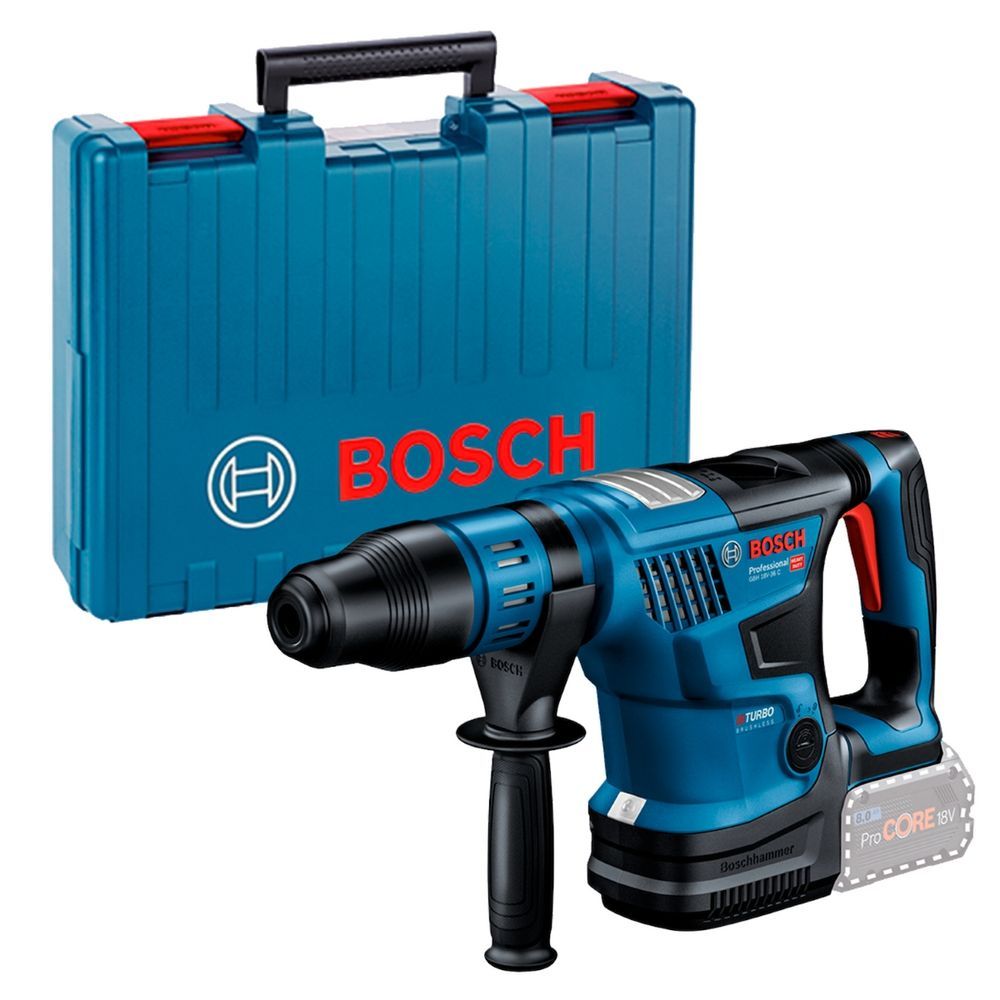 Martelete GBH 18V-36 C Biturbo com Tecnologia Brushless e Conectividade HMI Bivolt Bosch
