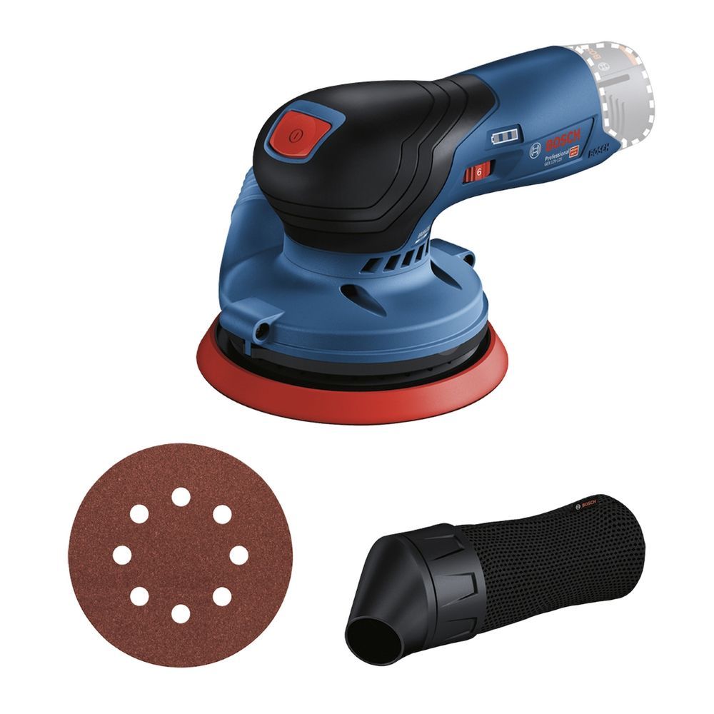 Lixadeira Roto Orbital GEX 12V-125 com Motor Brushless e 6 Níveis de Velocidade Cinza Bosch