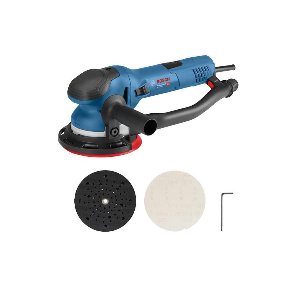 Lixadeira e Politriz GTE 75-150 com Motor 750W e Função Turbo 220V com 1 Lixa Net M480 Bosch
